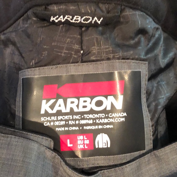 Karbon Pants Karbon Mens Helix Rock Ski Pant Charcoal Size L Poshmark